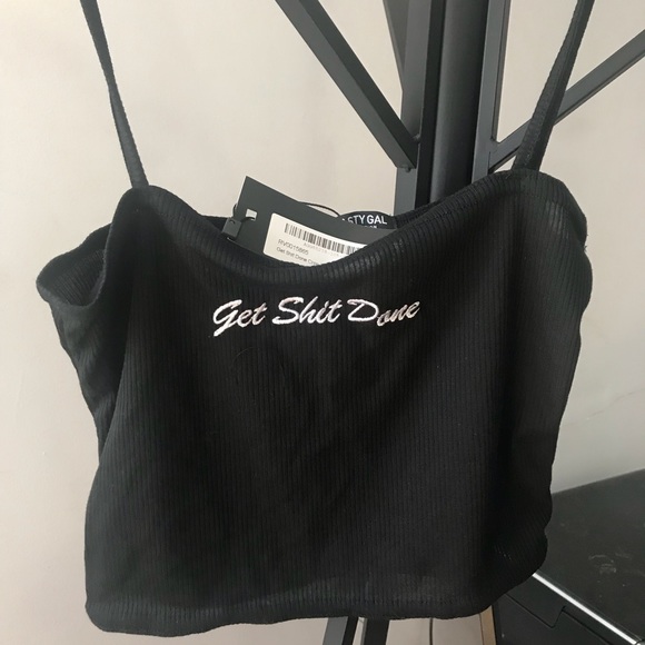 Get shit done crop top🖤 - Picture 4 of 5